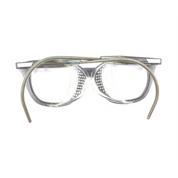 Sellstrom Vintage Smoke Gray Square Side Shields Eyeglasses Frames 150 Men Women - Picture 11 of 12